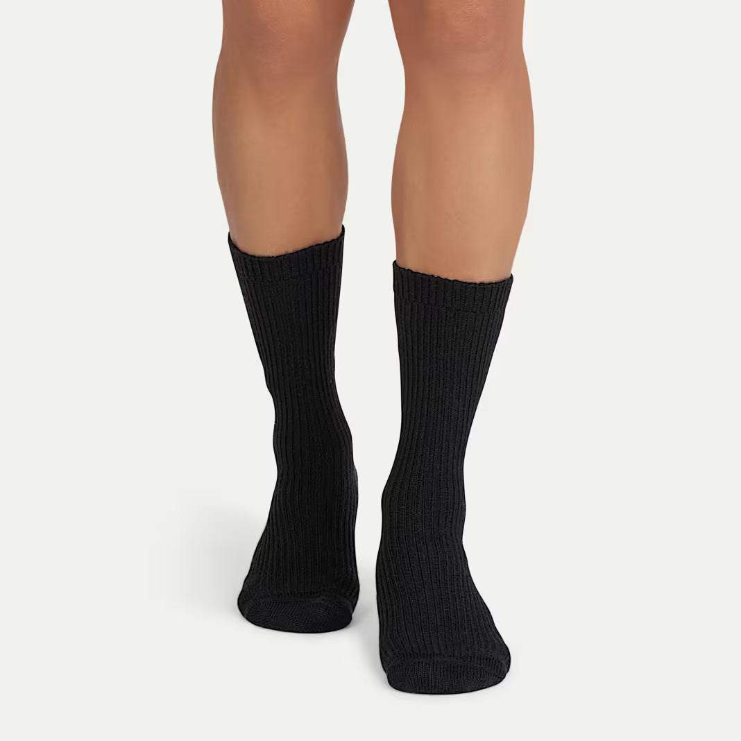 Bombas Men's Merino Cashmere Blend Fine Rib Calf Socks