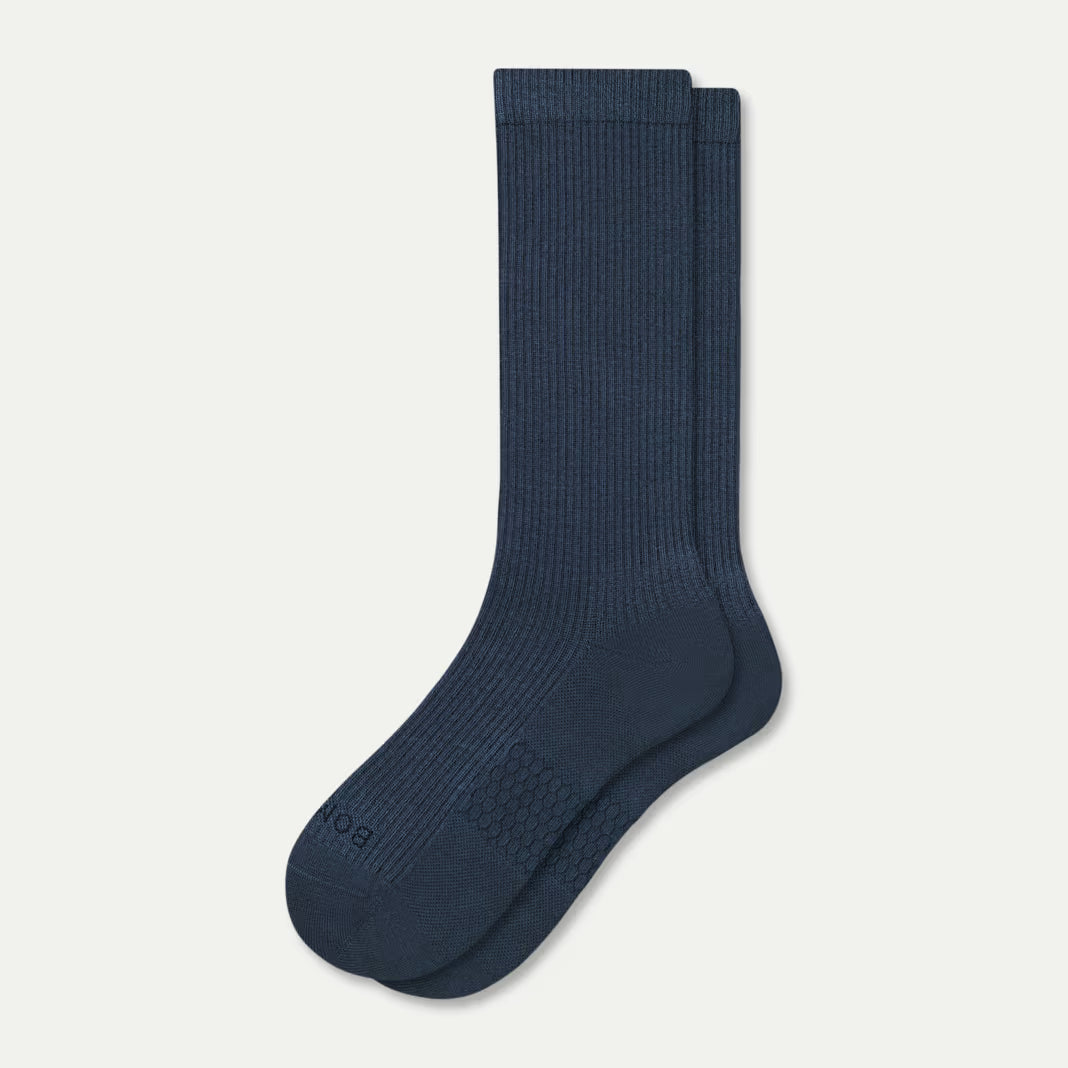 Bombas Men's Modern Rib Calf Socks