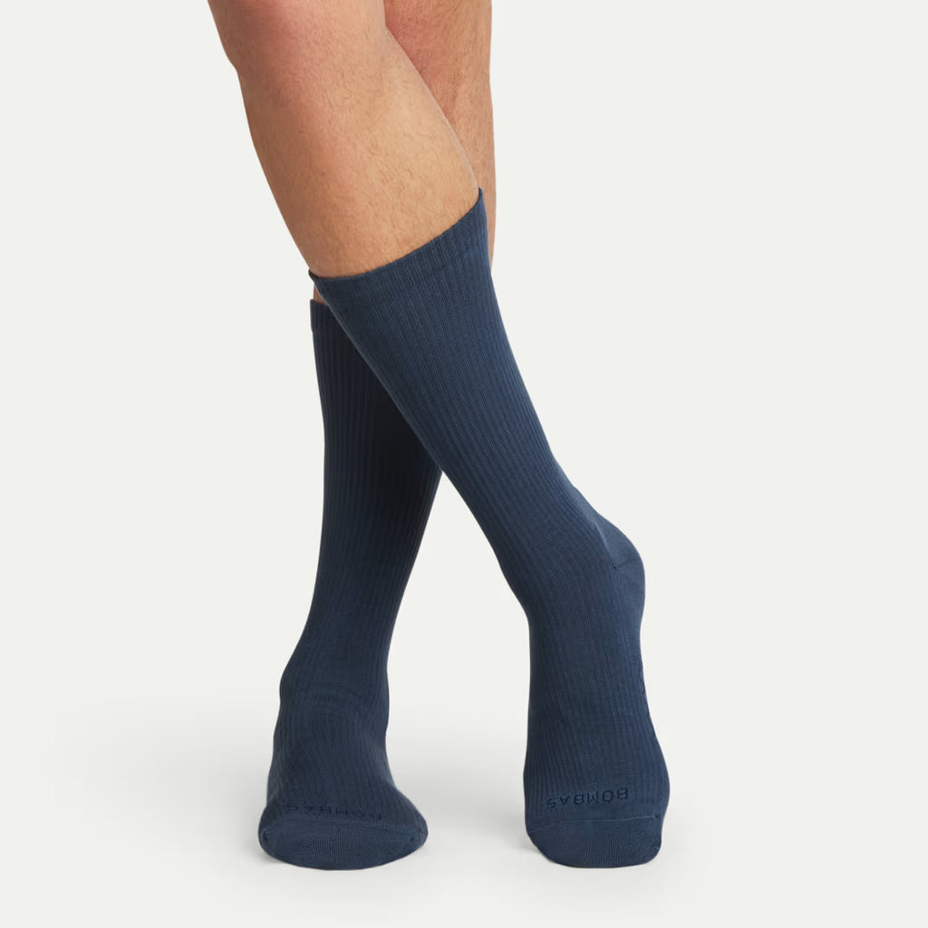 Men's Modern Rib Calf Socks