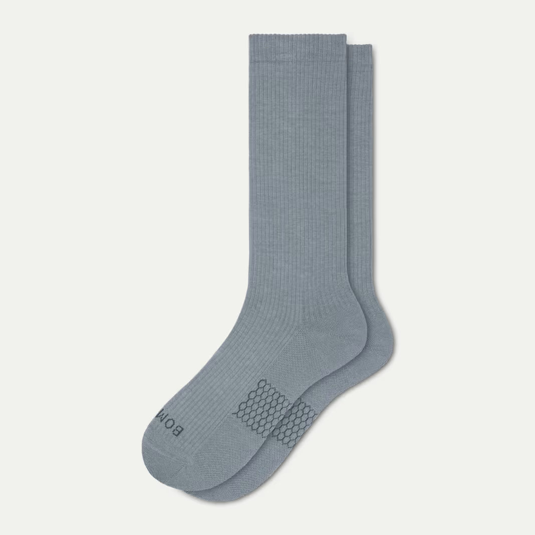 Bombas Men's Modern Rib Calf Socks