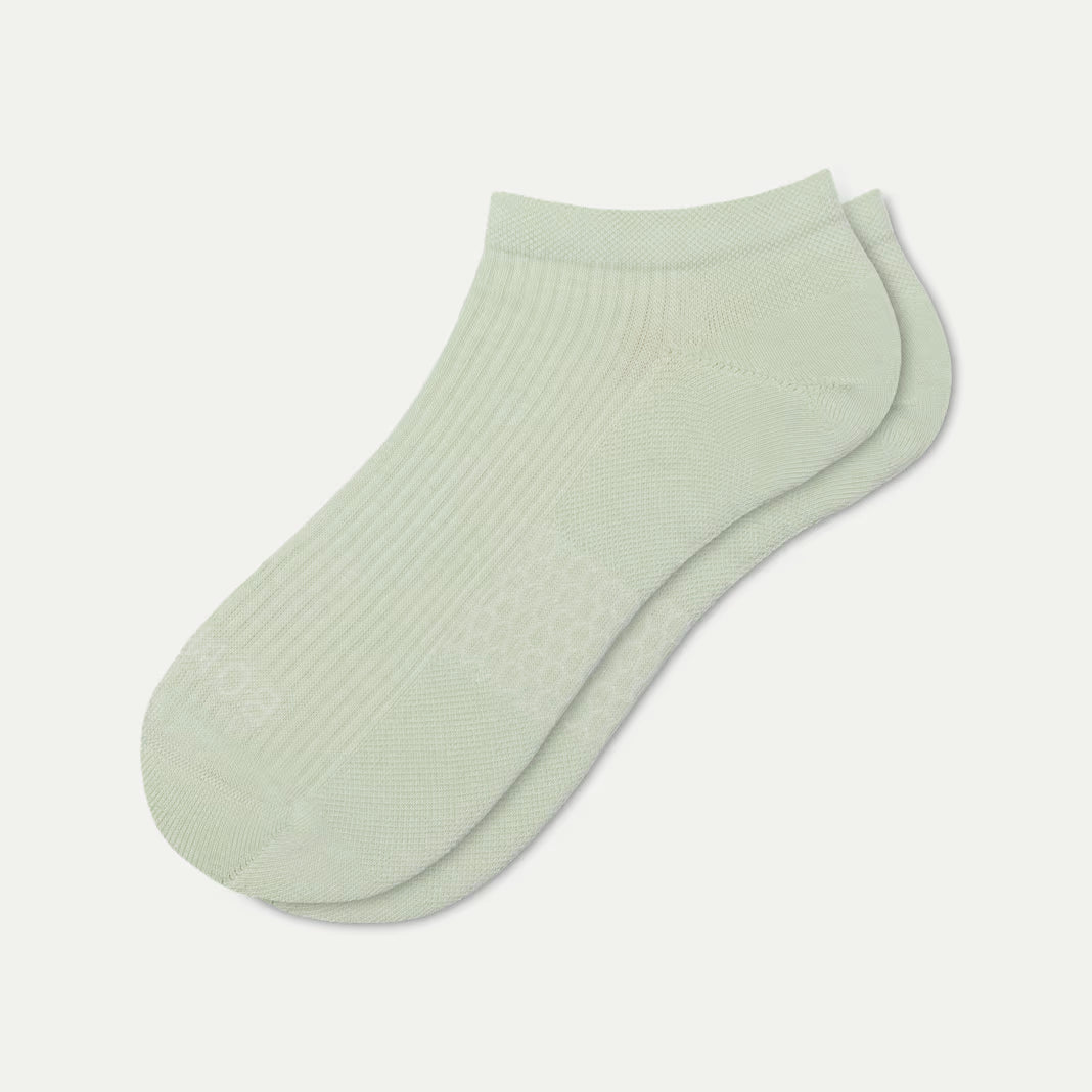 Bombas Women's Modern Rib Ankle Socks(pale mint)