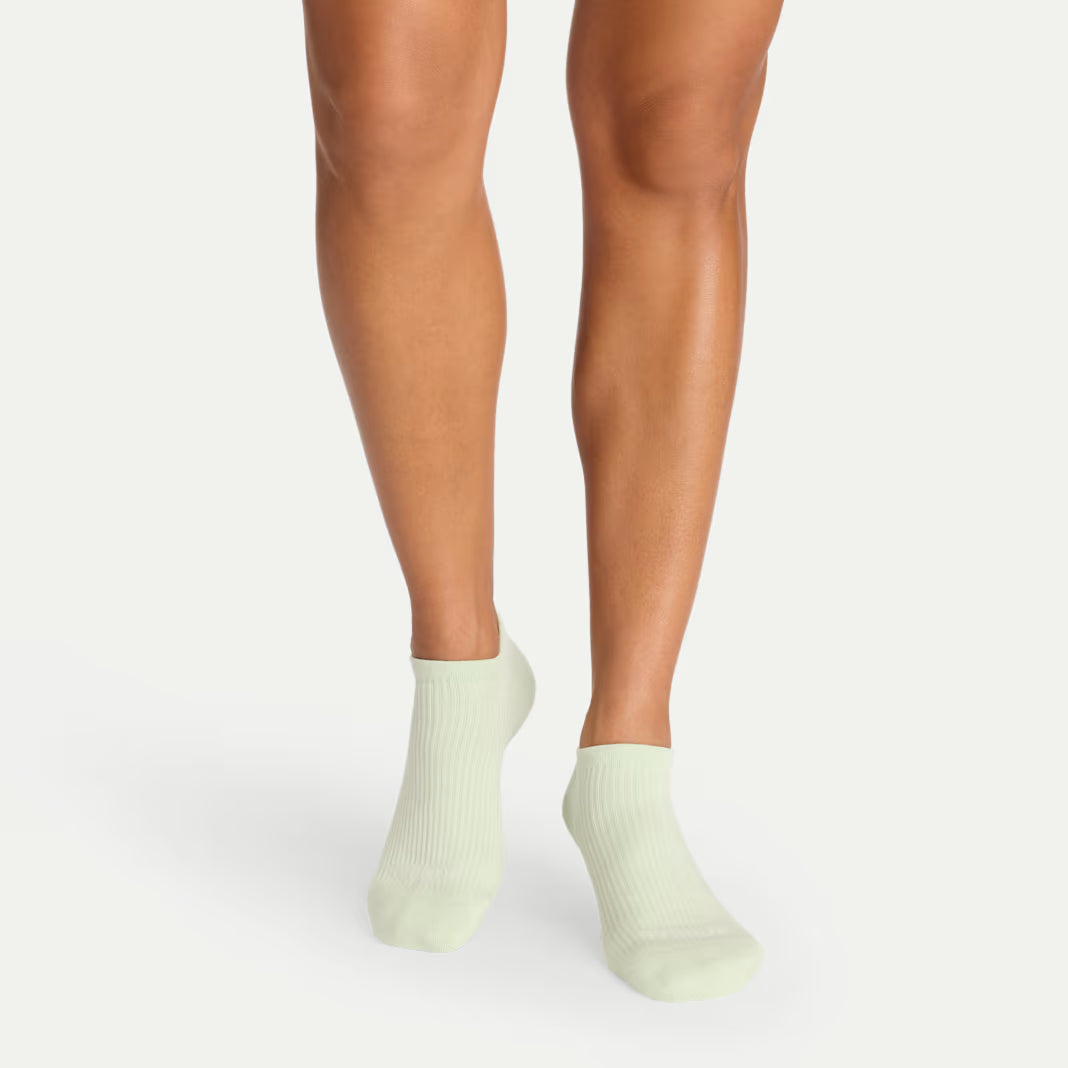Bombas Women's Modern Rib Ankle Socks(pale mint)