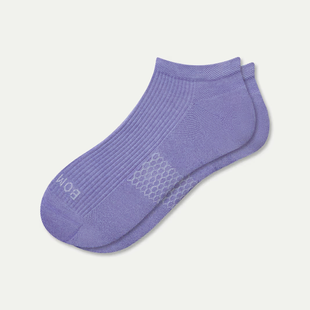 Bombas Women's Modern Rib Ankle Socks(peri dusk)
