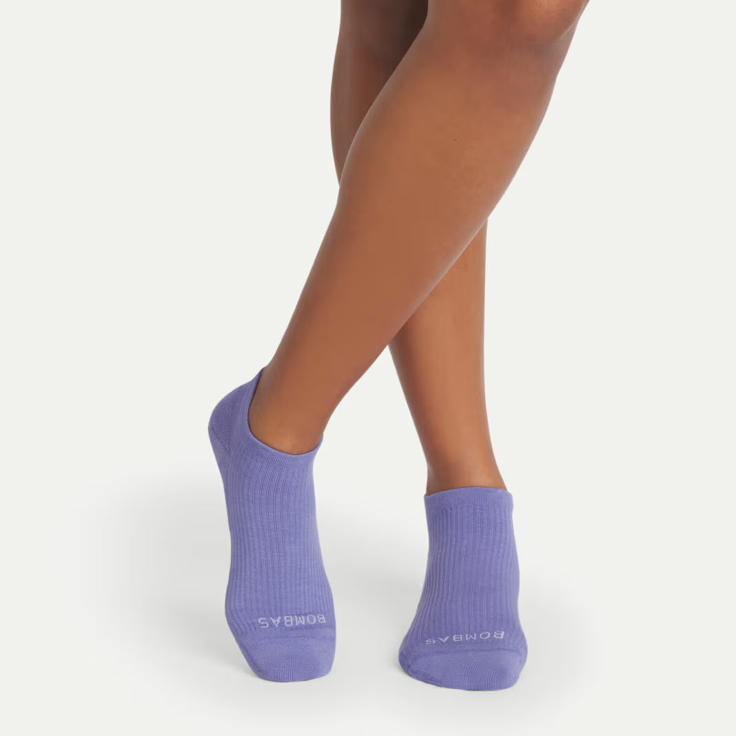 Bombas Women's Modern Rib Ankle Socks(peri dusk)