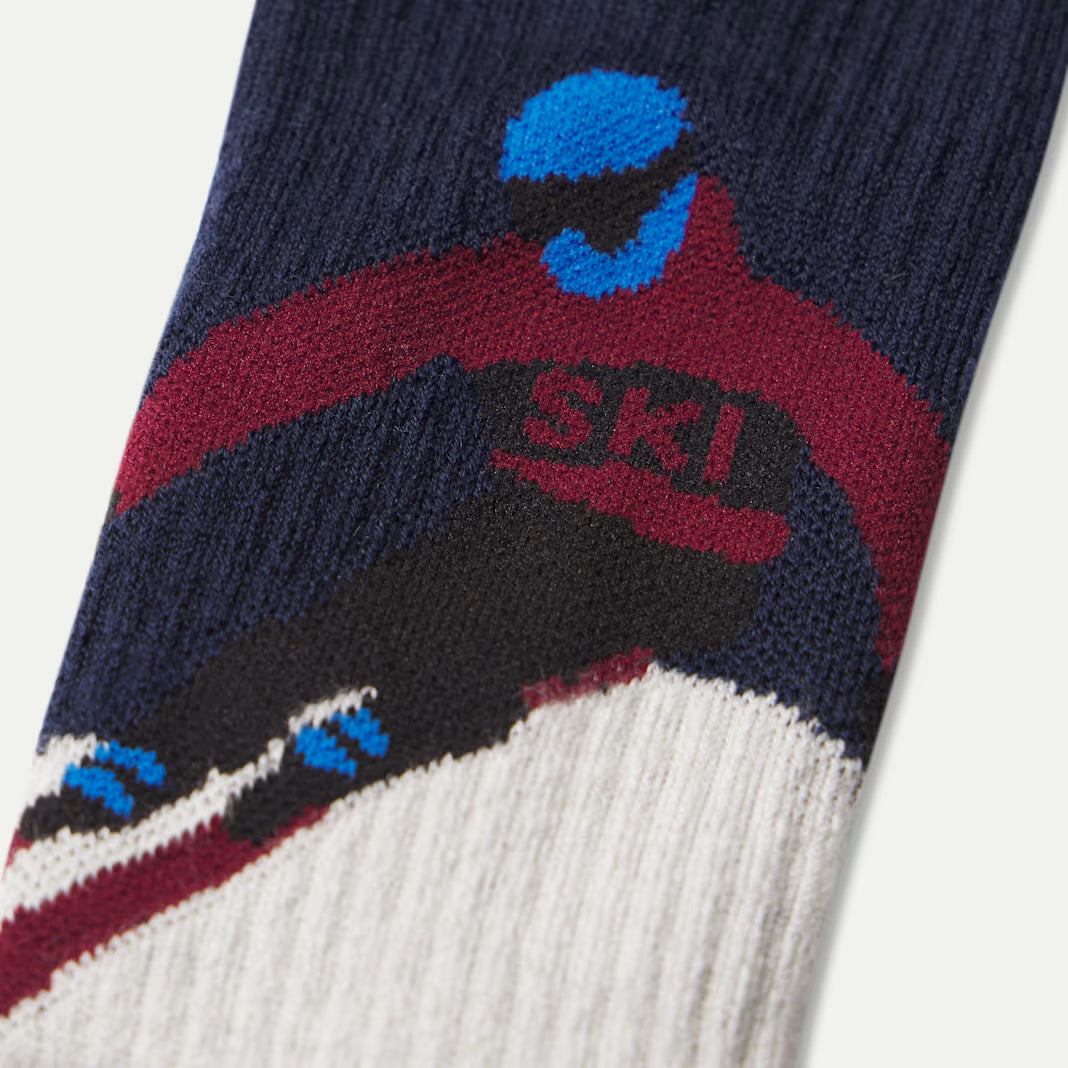 Men's Merino Wool Blend Calf Sock 4-Pack Gift Box