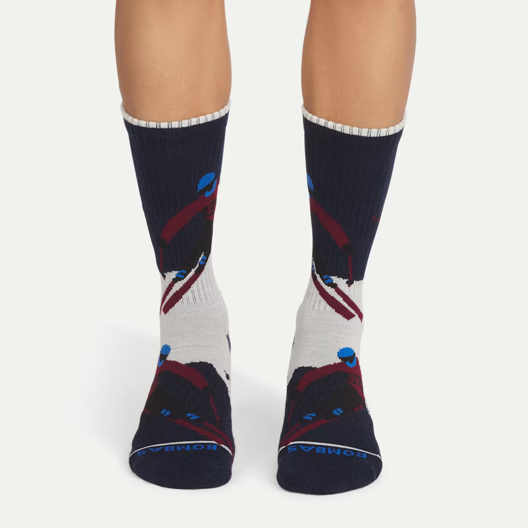 Men's Merino Wool Blend Calf Sock 4-Pack Gift Box