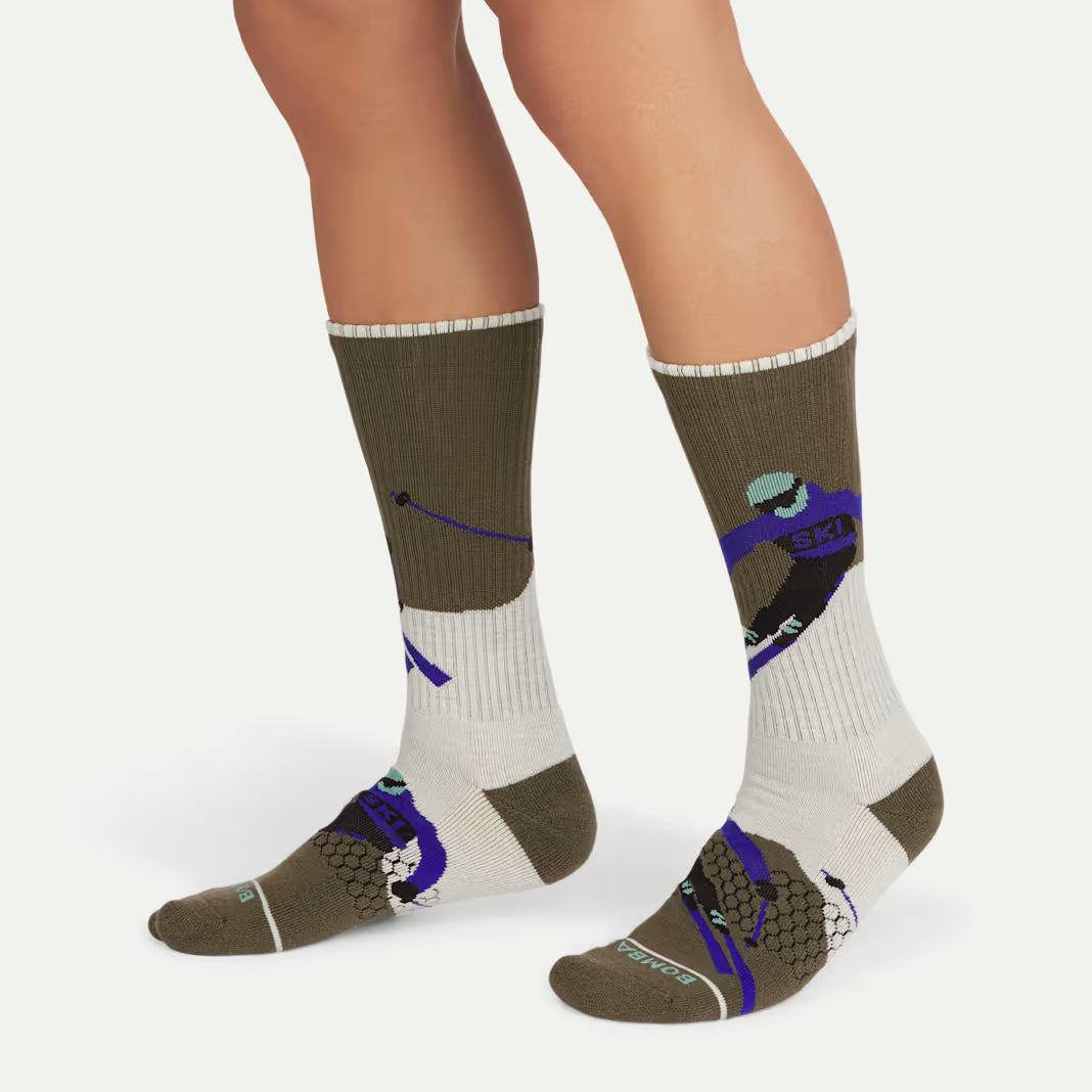 Men's Merino Wool Blend Calf Sock 4-Pack Gift Box