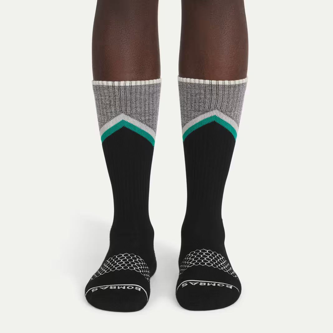 Men's Merino Wool Blend Calf Sock 4-Pack Gift Box