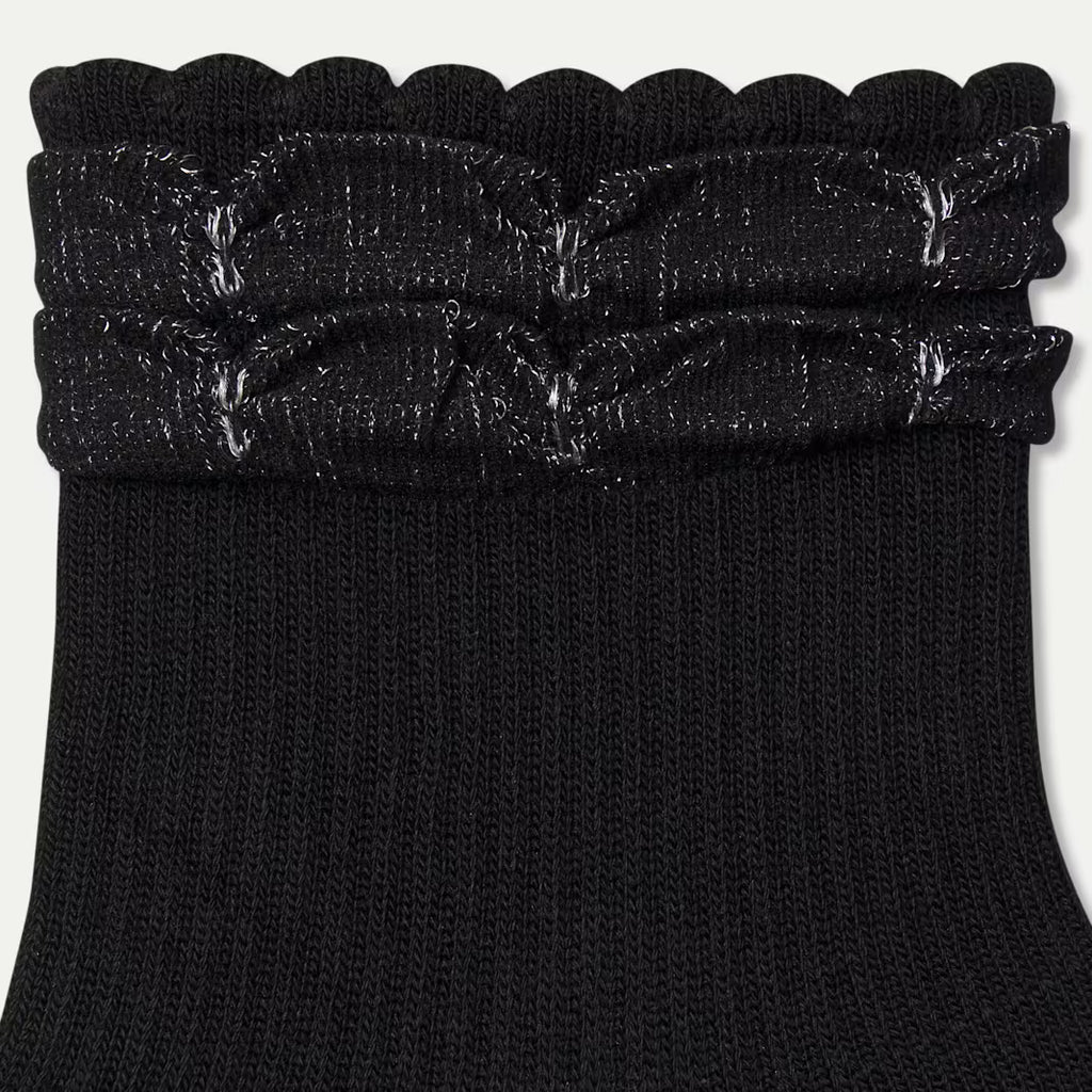 Wicked x Bombas Ruffle Quarter Socks