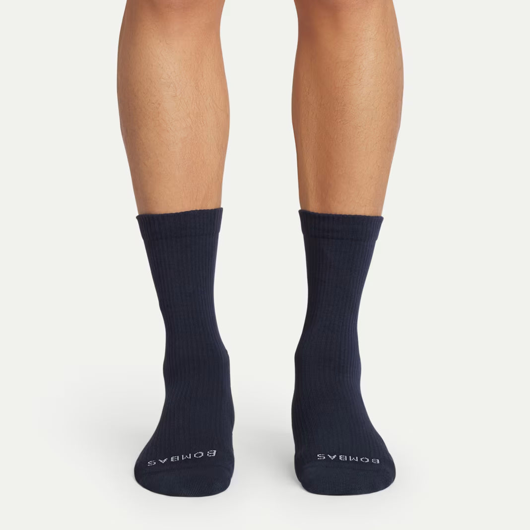 Bombas Men's Modern Rib Half Calf Socks