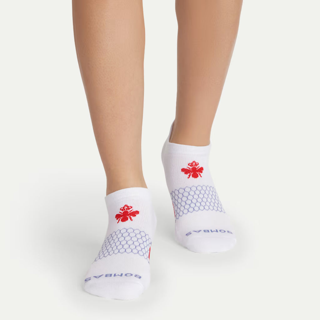 Women's All Sport Ankle Socks(crimson)