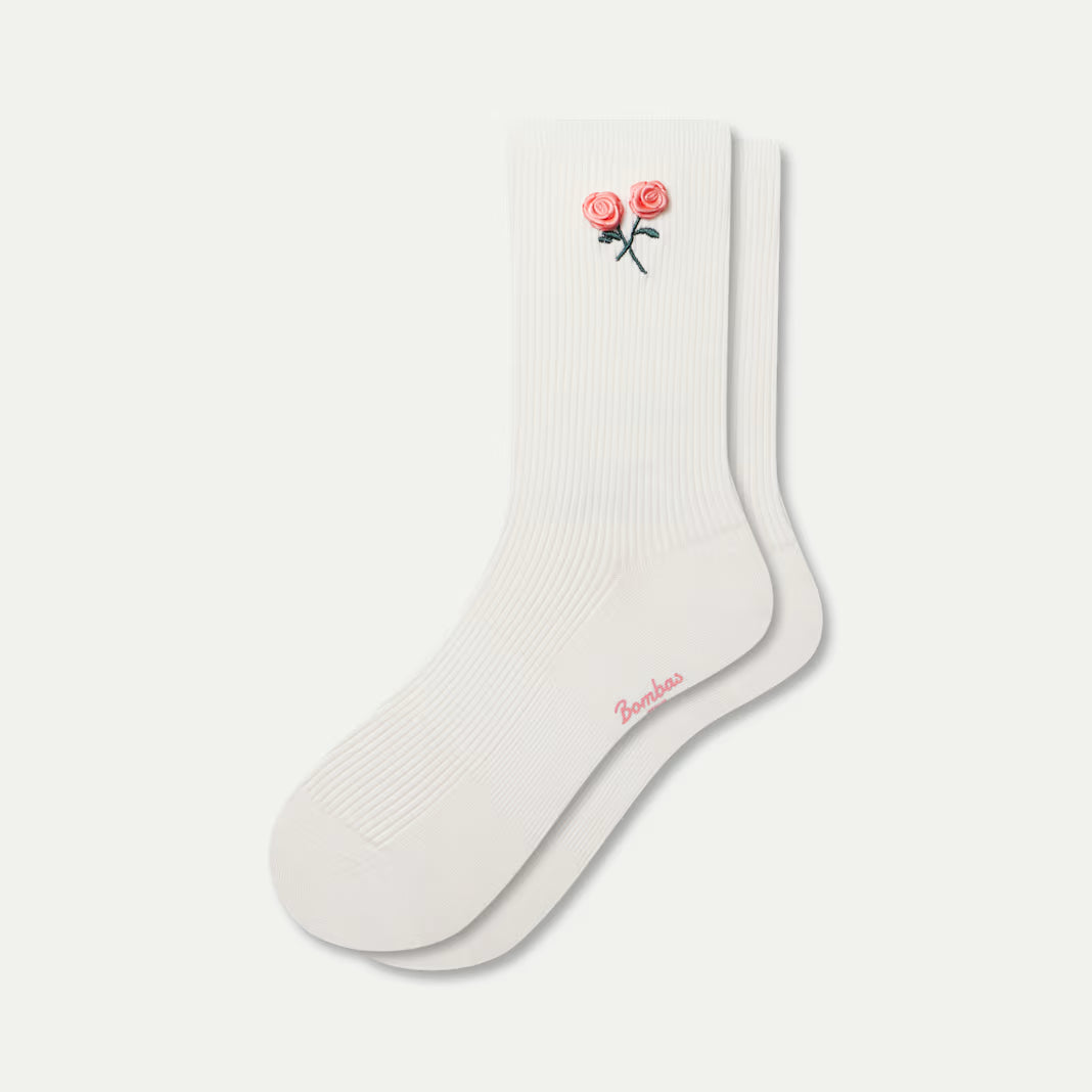 Women’s Hearts Lightweight Half Calf Socks