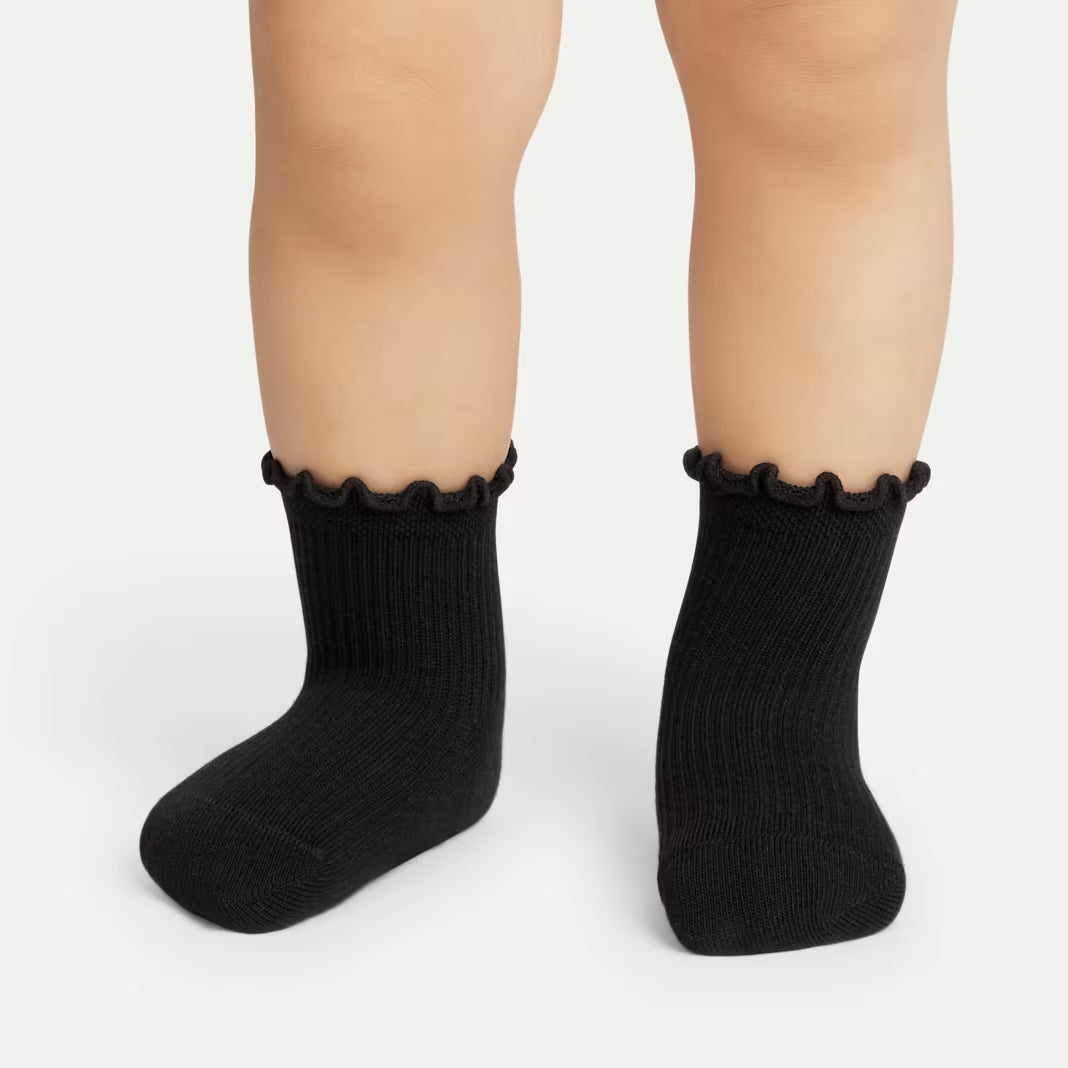 Toddler Ruffle Rib Calf Sock 8-Pack