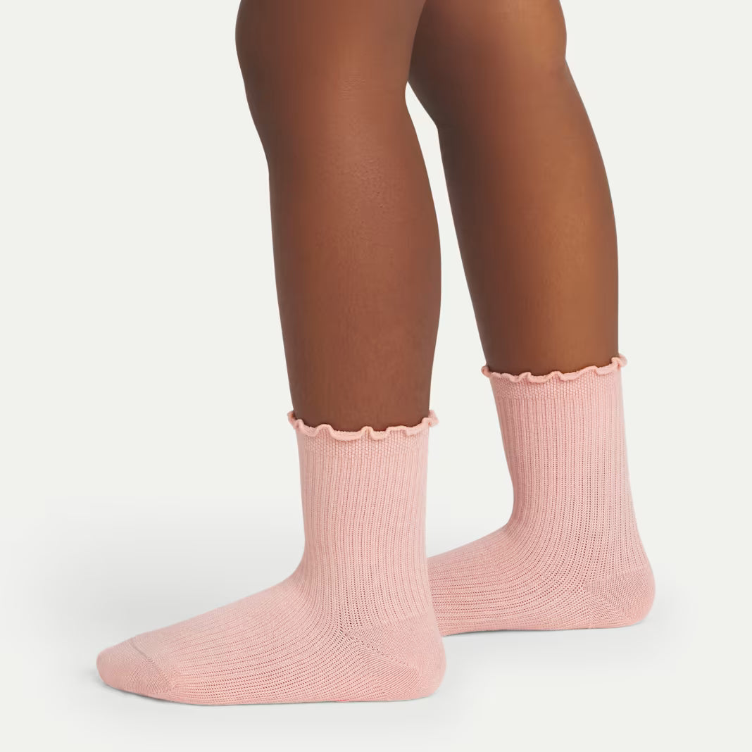 Junior Ruffle Rib Calf Sock 8-Pack
