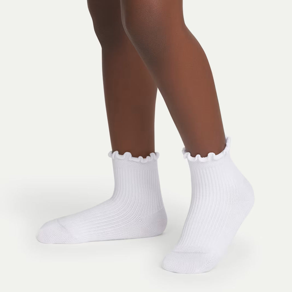 Toddler Ruffle Rib Calf Sock 4-Pack