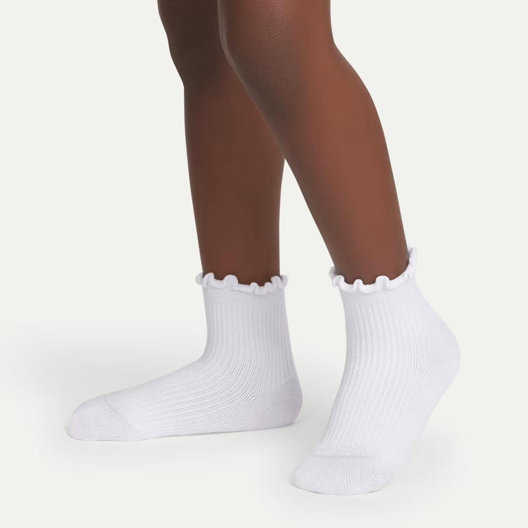 Toddler Ruffle Rib Calf Sock 4-Pack