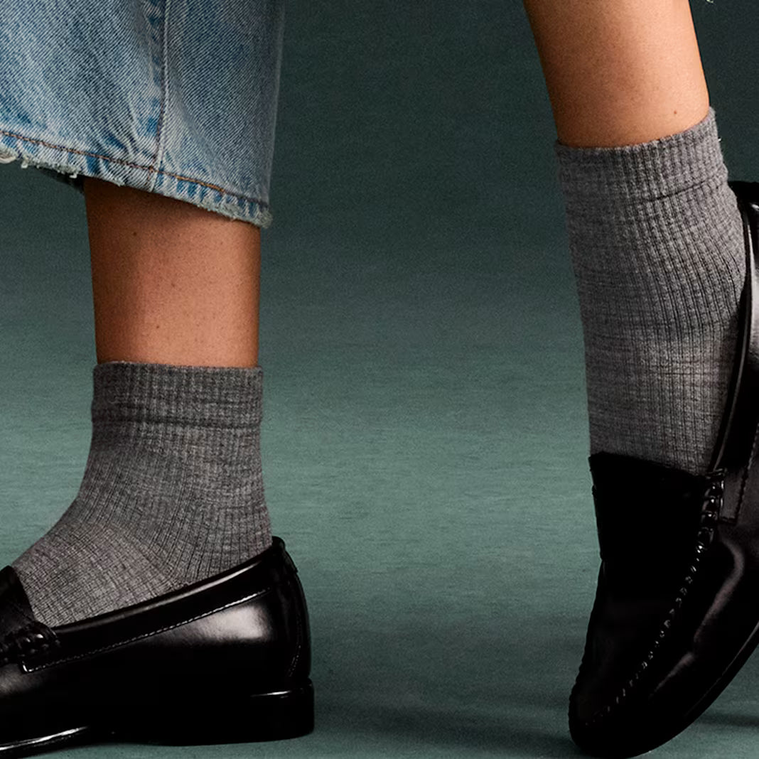Women's Merino Wool Blend Modern Rib Quarter Sock 4-Pack