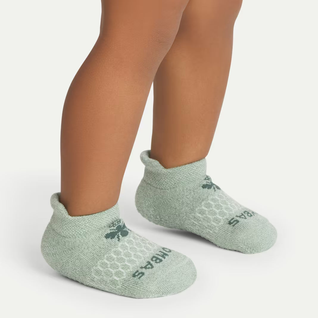 Toddler Marl Gripper Ankle Sock 4-Pack