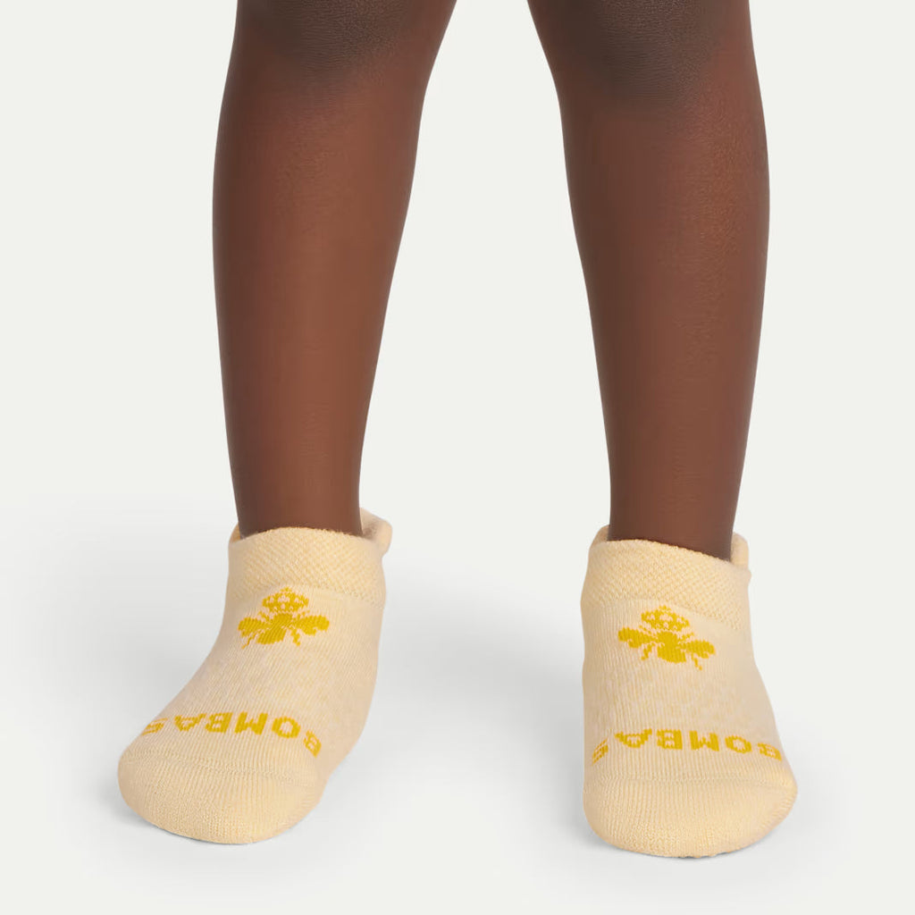 Toddler Marl Gripper Ankle Sock 4-Pack