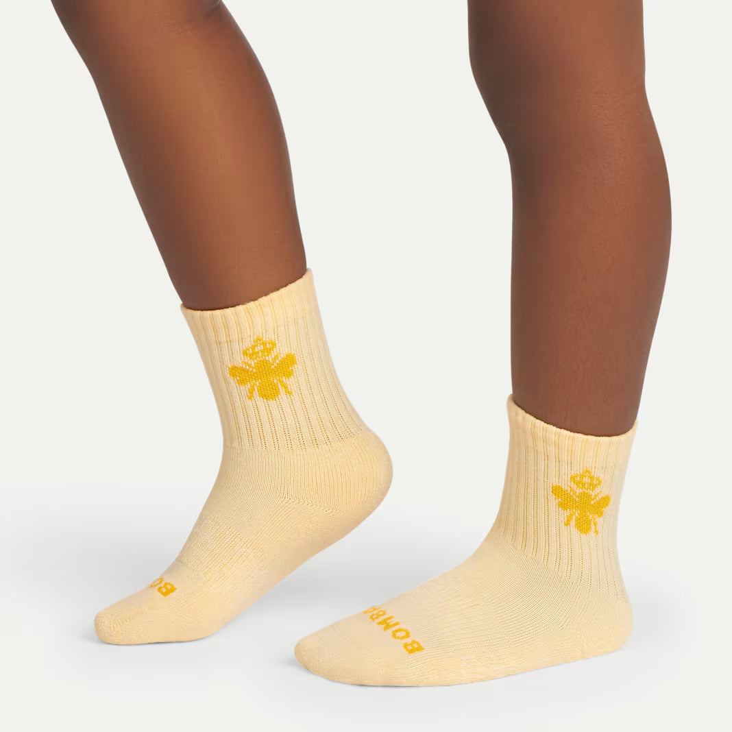 Junior Marl Calf Sock 4-Pack