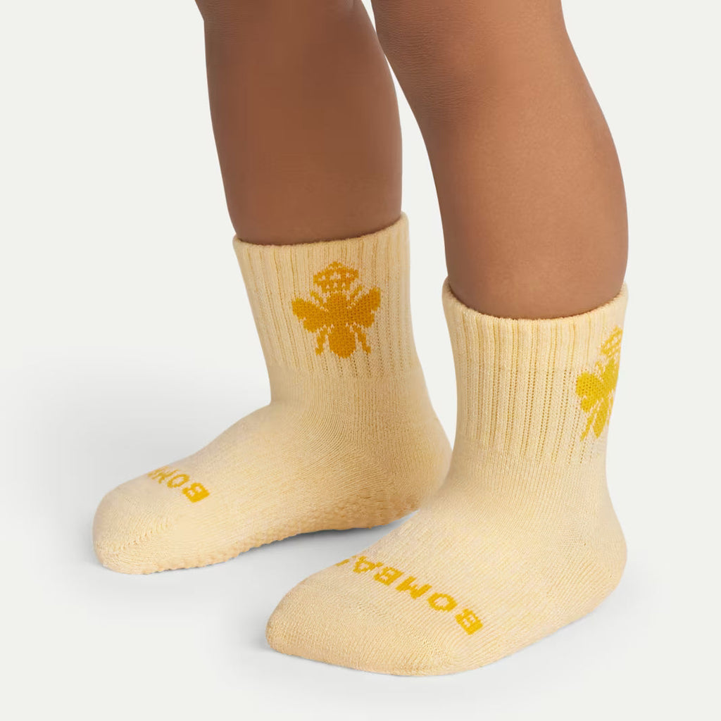 Toddler Marl Gripper Calf Sock 4-Pack