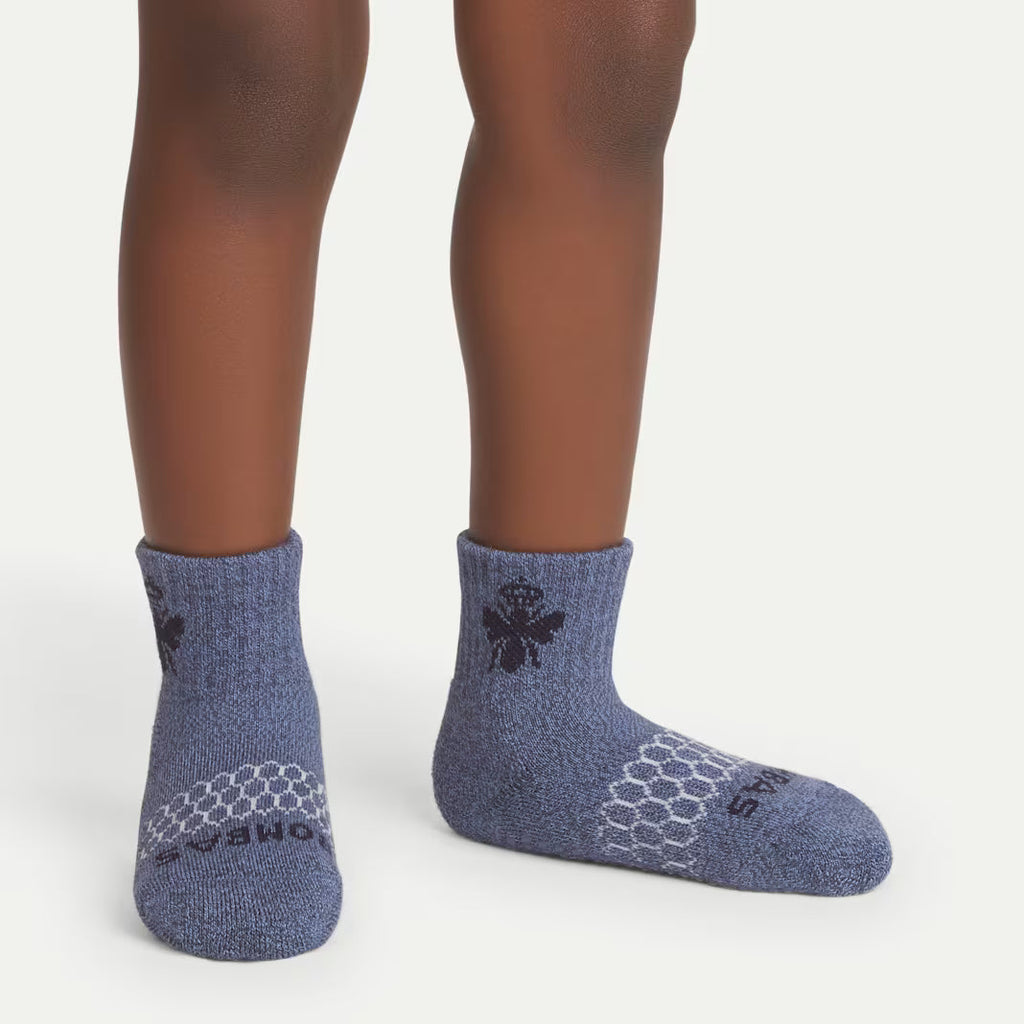 Toddler Marl Gripper Calf Sock 4-Pack