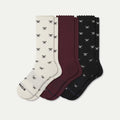 Women's Merino Wool Blend Calf Sock 3-Pack