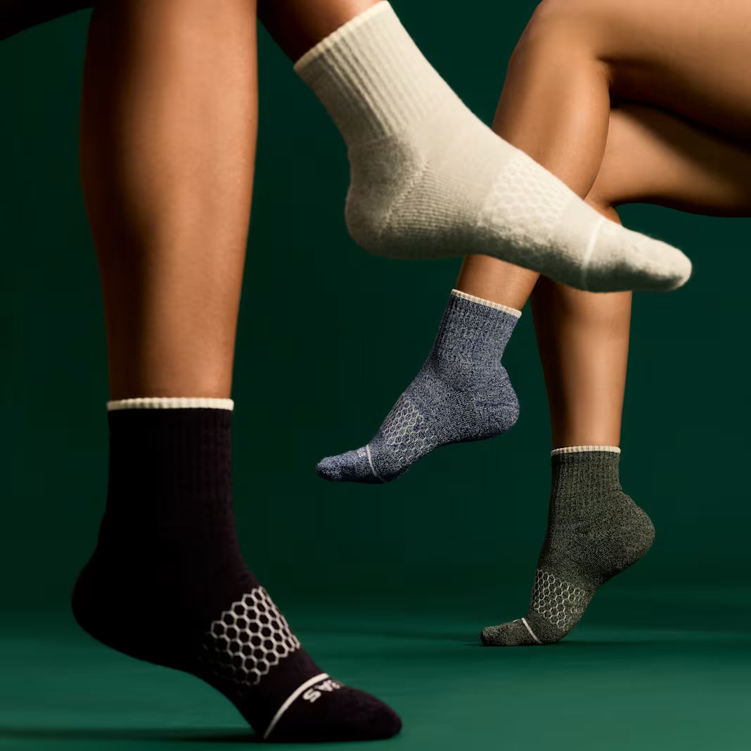 Women's Merino Wool Blend Quarter Sock 4-Pack