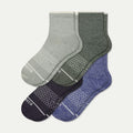 Men's Merino Wool Blend Quarter Sock 4-Pack
