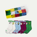 Peanuts x Bombas: Junior Gripper Calf Sock 4-Pack Gift Box