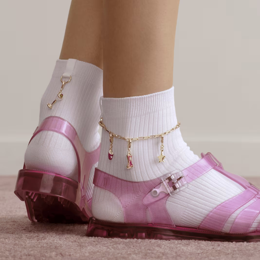 Bombas x Susan Alexandra Charms and Anklet Quarter Socks