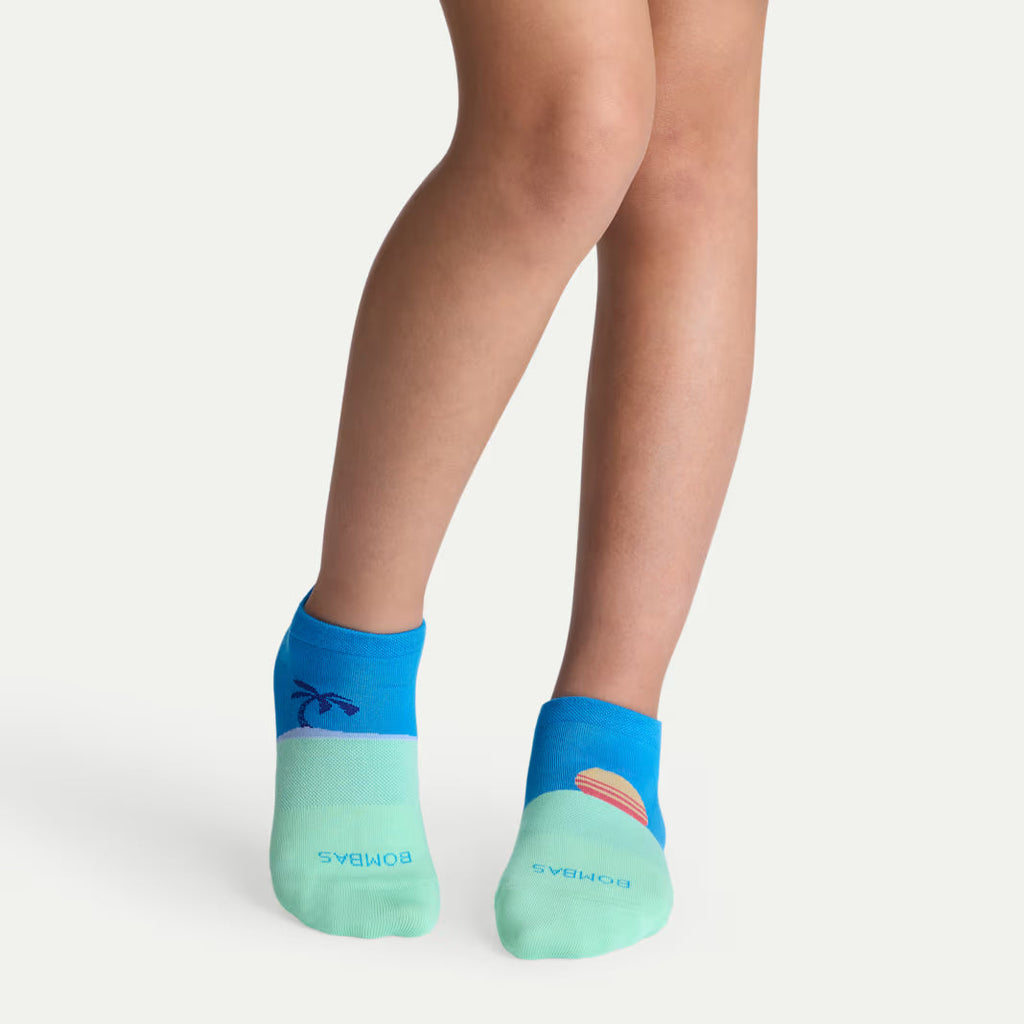 Bombas Youth Lightweight Ankle Sock 4-Pack