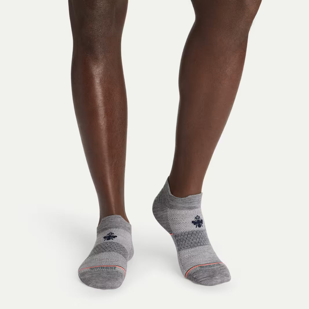 Bombas Men's UltraLite Sport Merino Wool Blend Ankle Socks