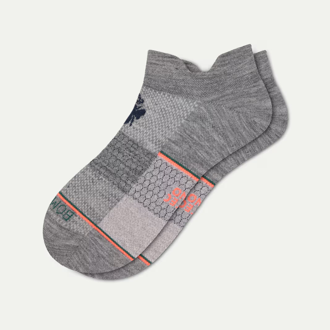 Bombas Men's UltraLite Sport Merino Wool Blend Ankle Socks