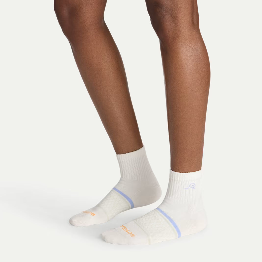 Women's Beach Day Embroidered Quarter Sock 4-Pack
