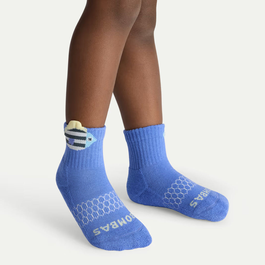 Toddler Seaside Gripper Calf Sock 4-Pack
