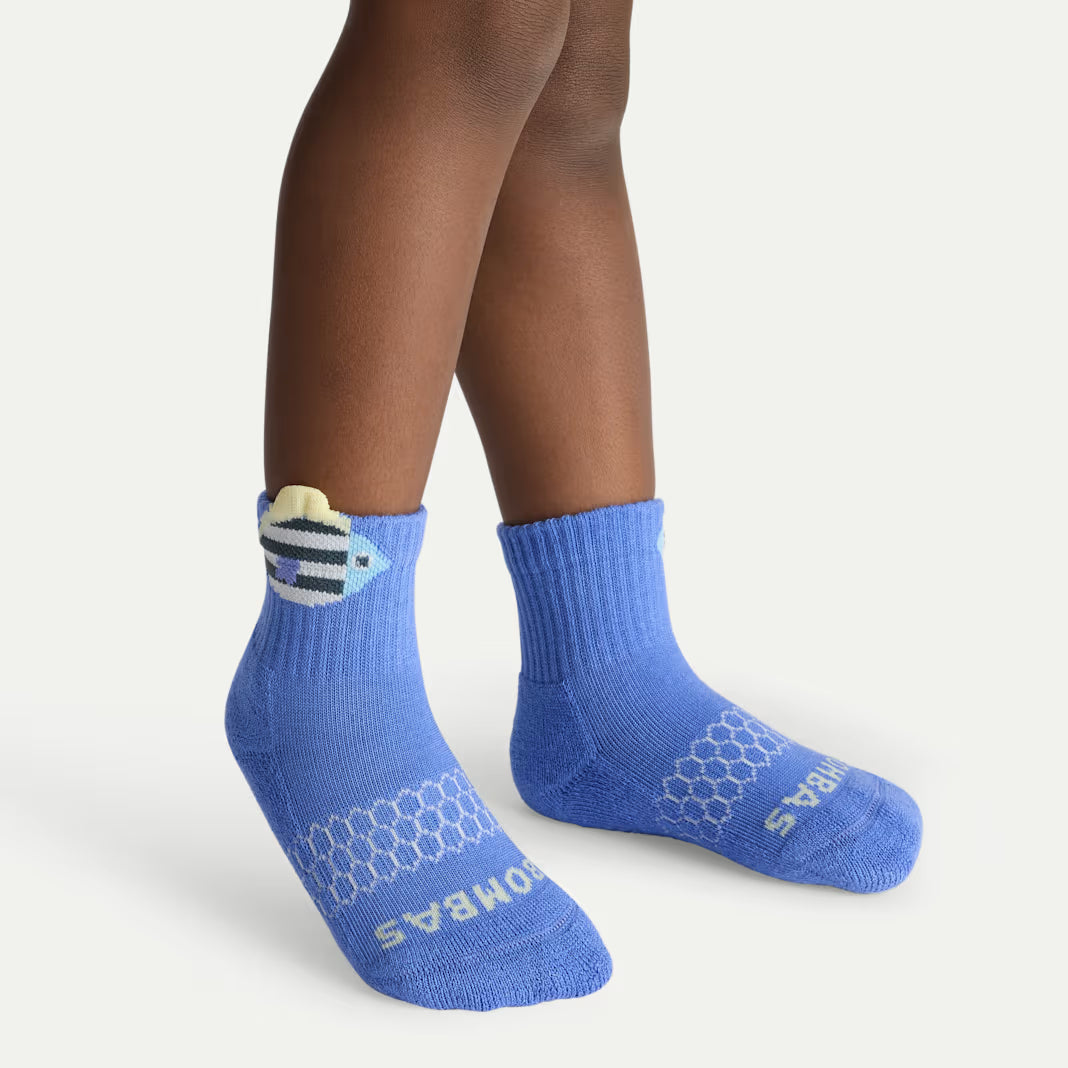 Toddler Seaside Gripper Calf Sock 4-Pack