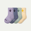 Junior Marl Calf Sock 4-Pack