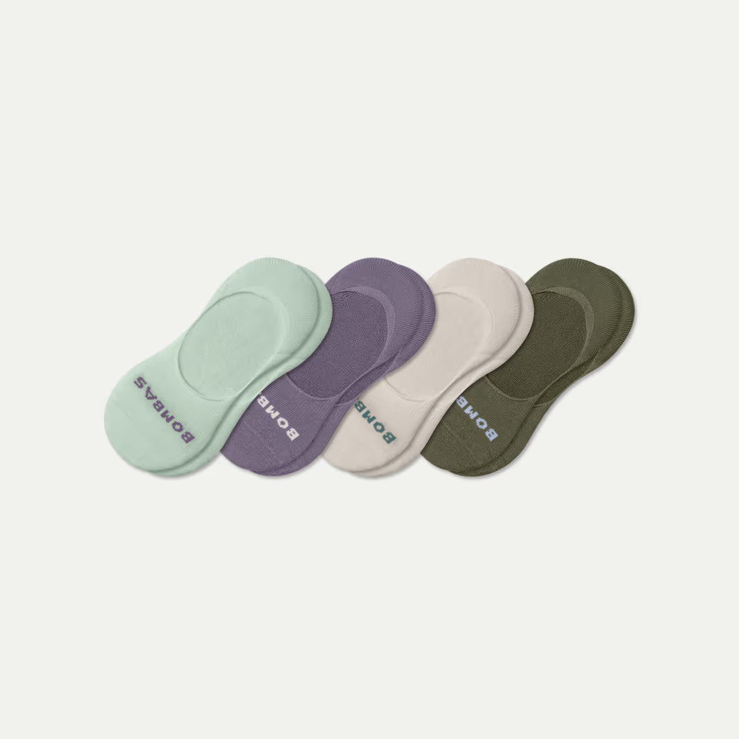 Women's Mid-Cut Cushioned No Show Sock 4-Pack