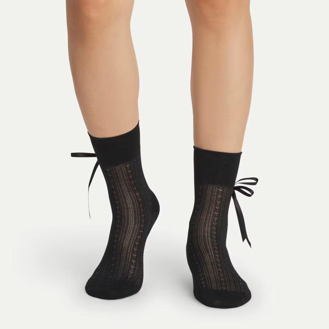 Women’s Pointelle Bow Half Calf Sock 3-Pack