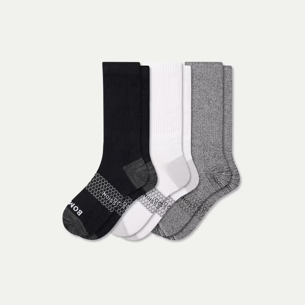 Men’s Everyday Compression Calf Sock 3-Pack (15-20mmHg)