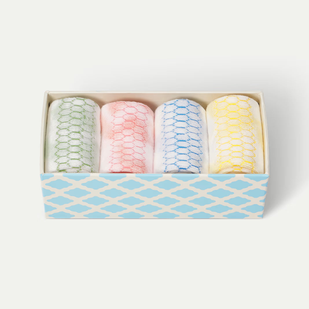 Junior Celebration Calf Sock 4-Pack Gift Box