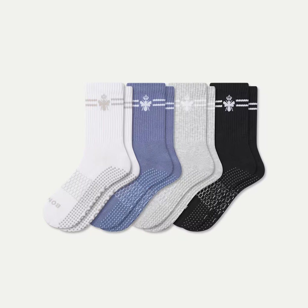 Women's Gripper Half Calf Sock 4-Pack