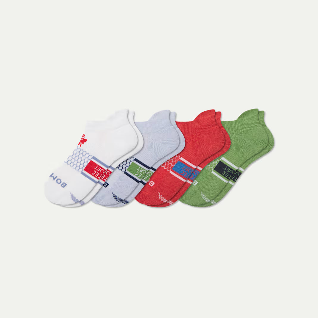 Bombas Youth All Sport Ankle Sock 4-Pack
