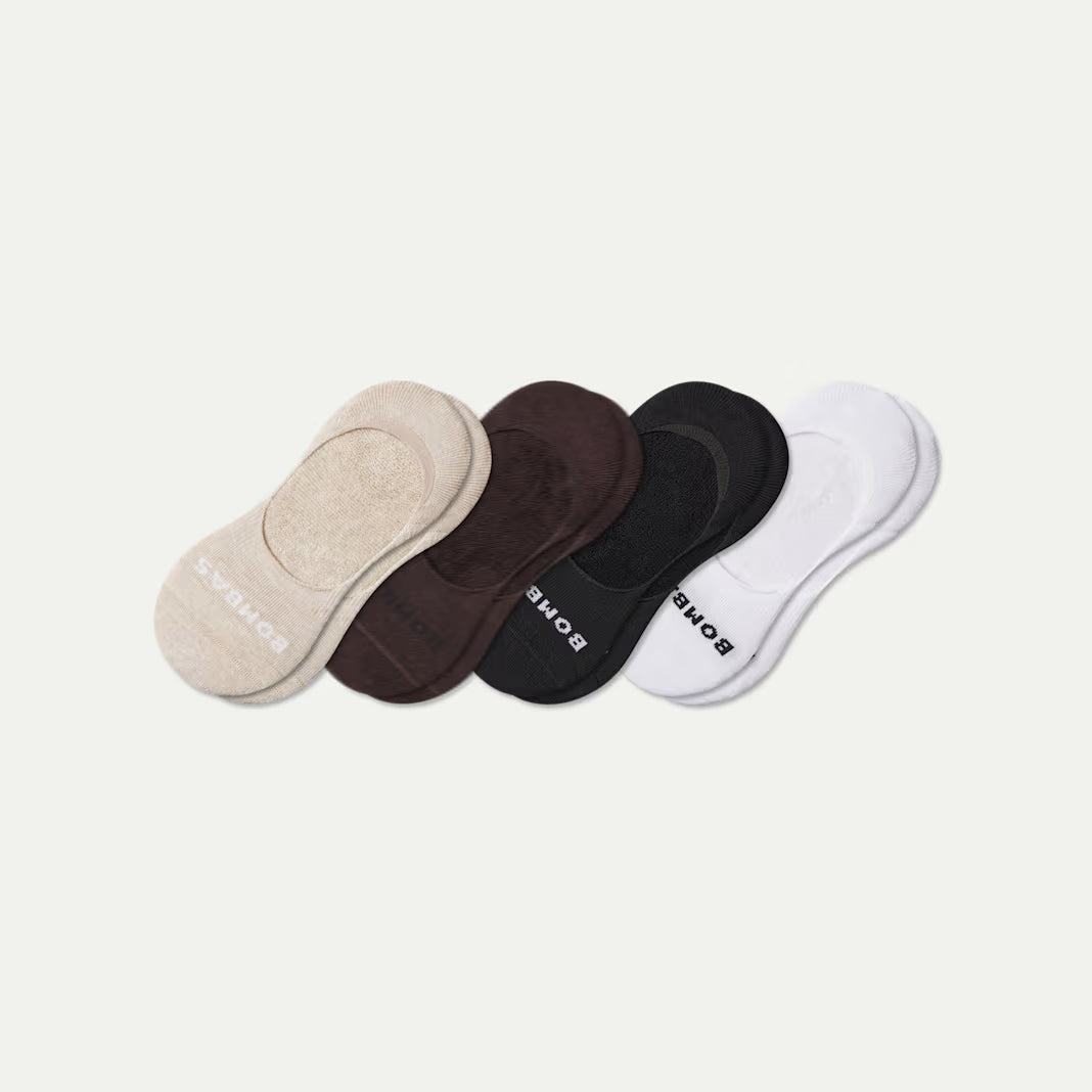 Women's Mid-Cut Cushioned No Show Sock 4-Pack