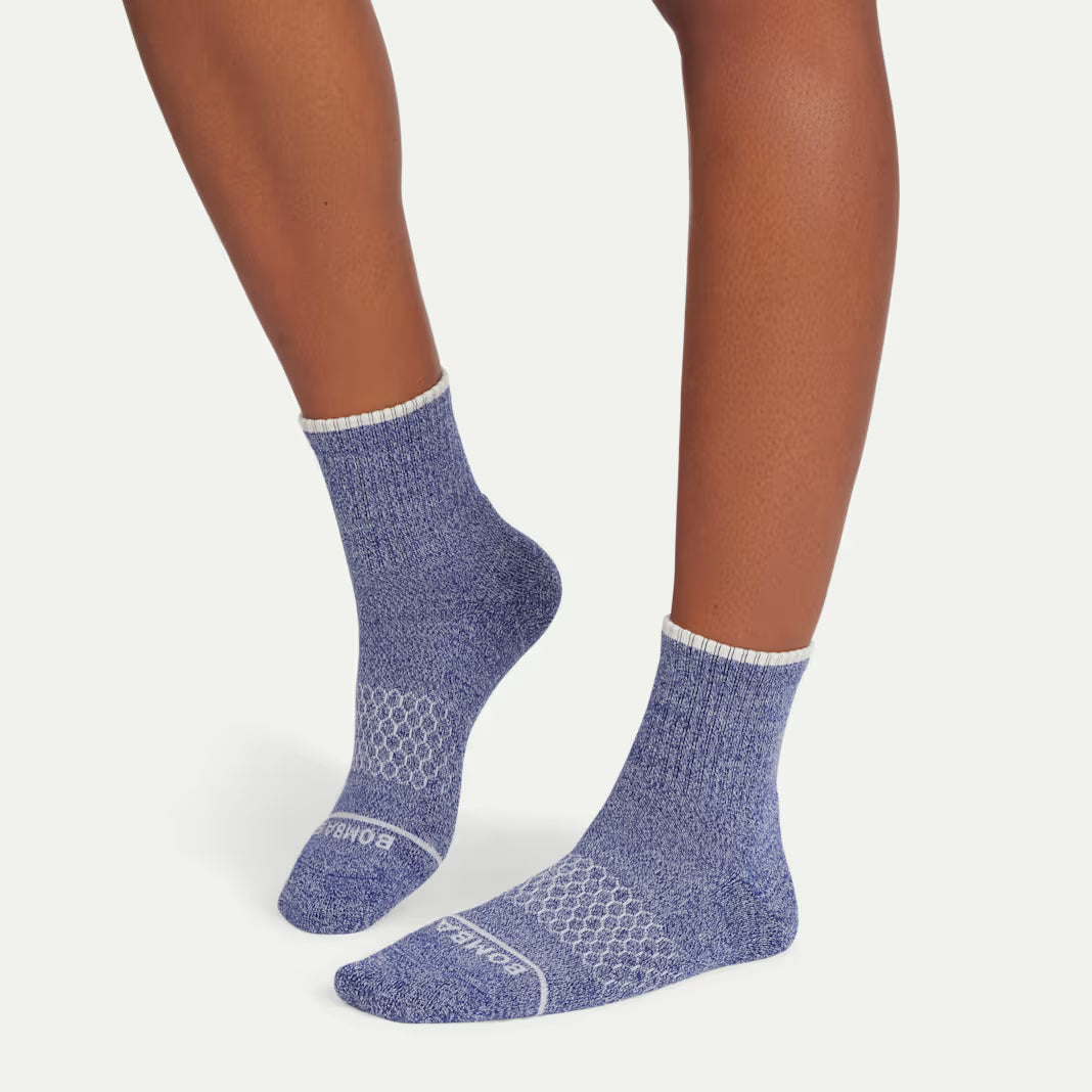 Women's Merino Wool Blend Quarter Sock 4-Pack