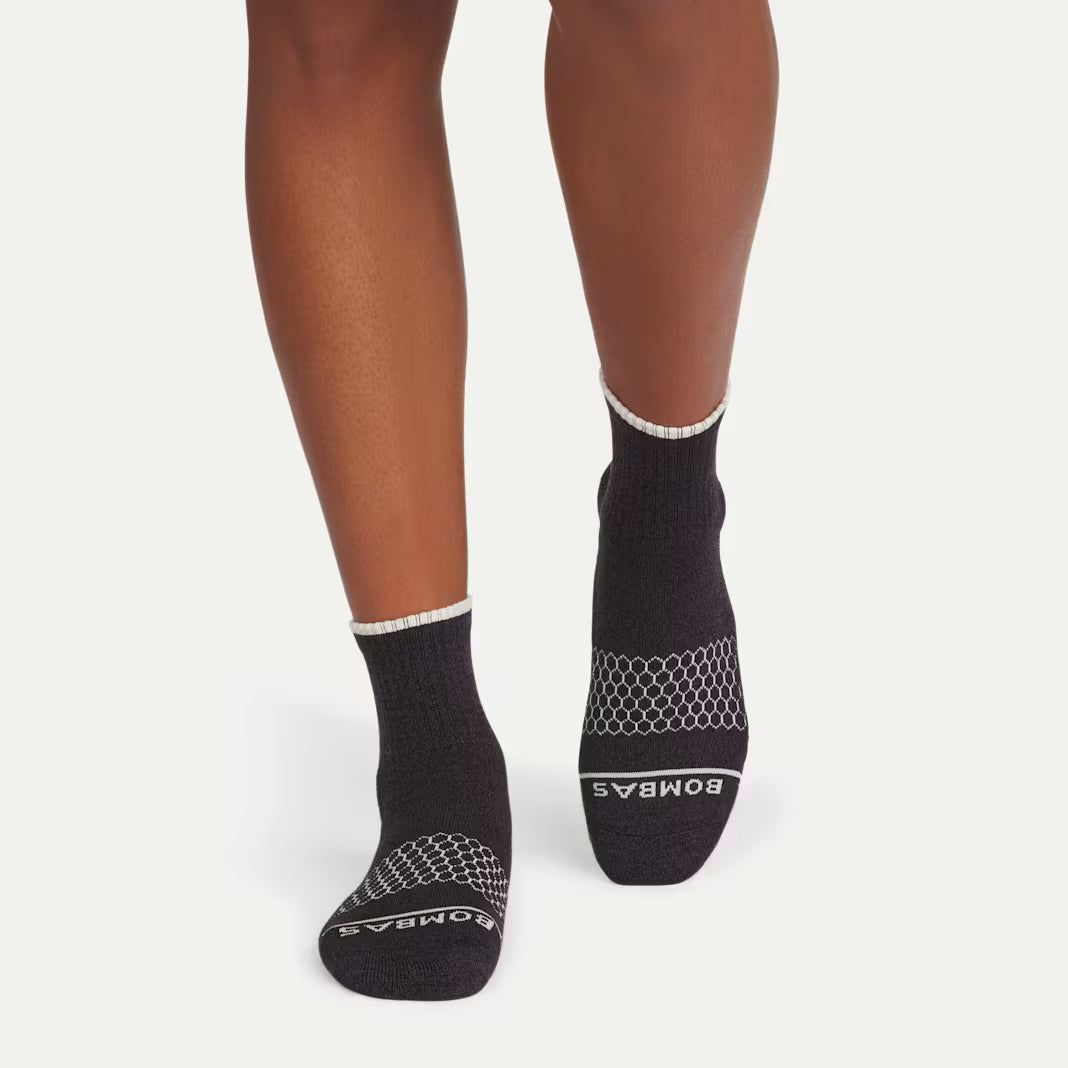 Women's Merino Wool Blend Quarter Sock 4-Pack