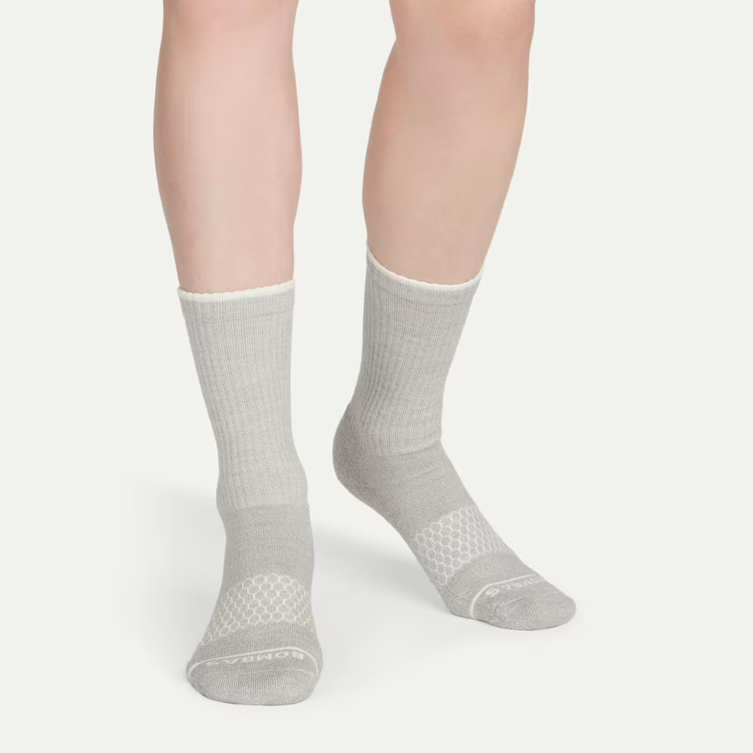 Women's Merino Wool Blend Calf Sock 4-Pack