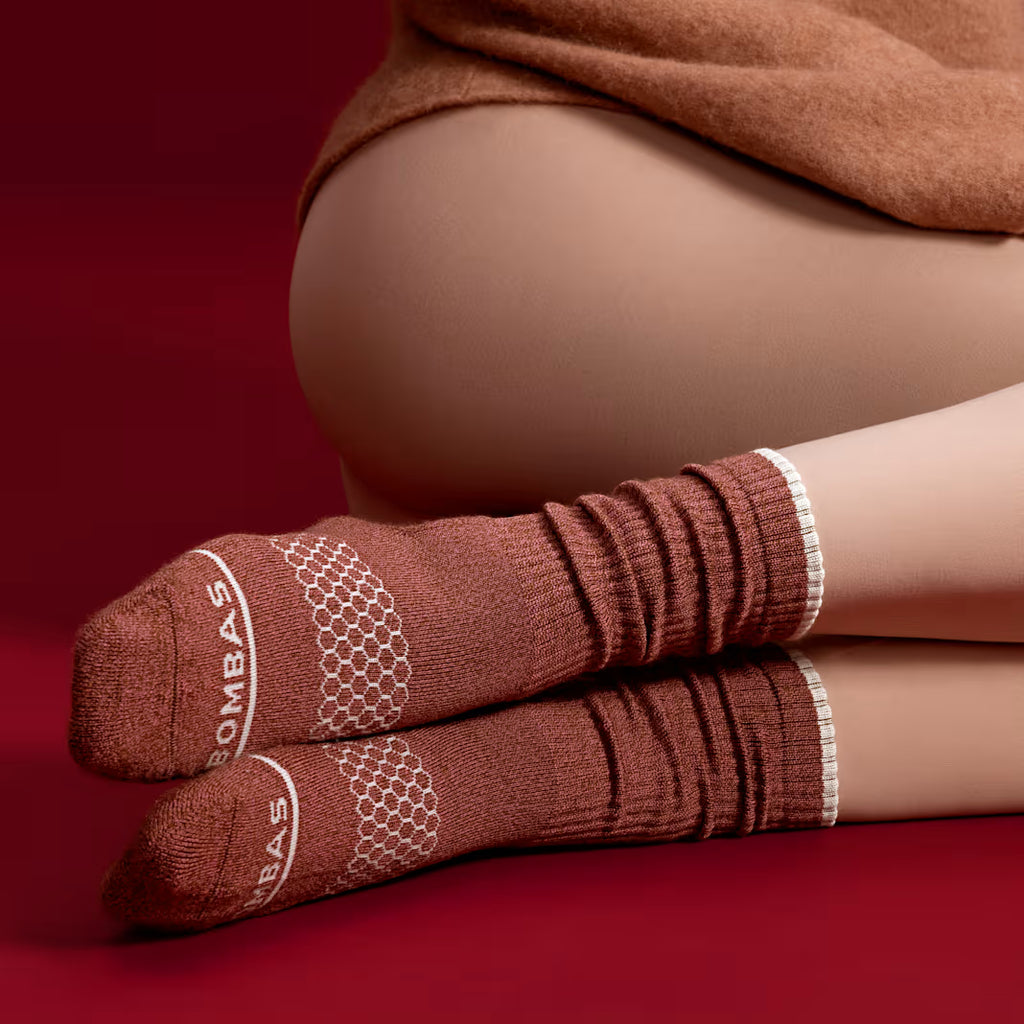 Men's Merino Wool Blend Calf Sock 4-Pack