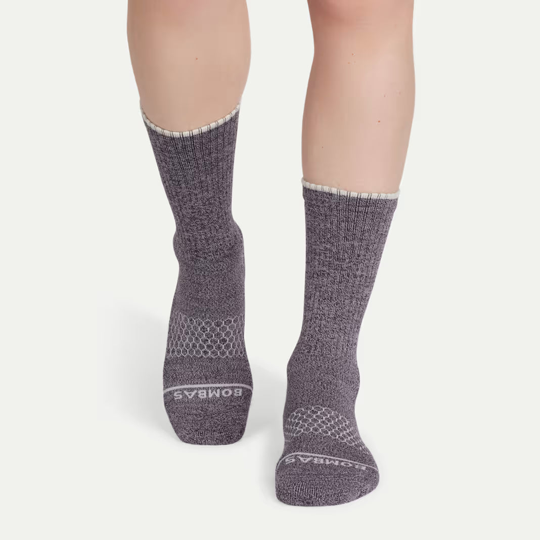 Men's Merino Wool Blend Calf Sock 4-Pack